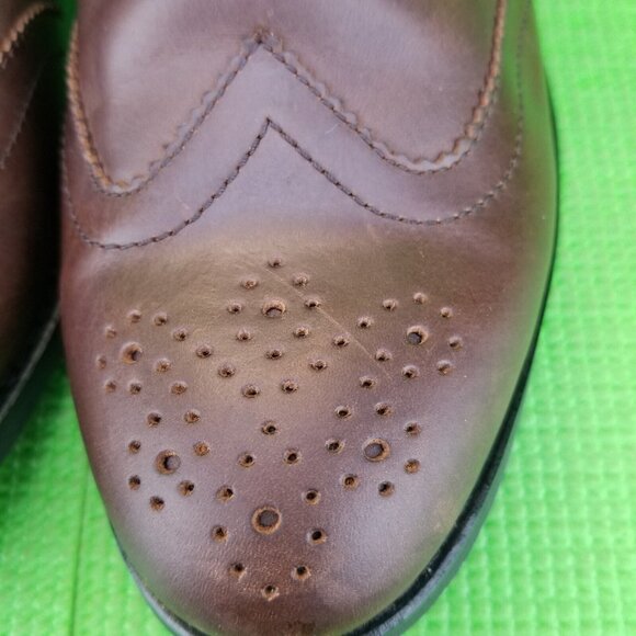 ✅Sperry Top Sider Fairpoint Chelsea Boot Brown Leather Wingtip Pull On Womens 10 - Picture 8 of 14